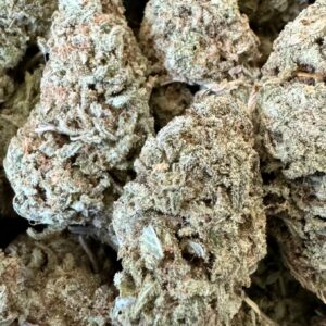 Pink Sherbert cannabis strain, a hybrid with high THC content, on sale for $140/2oz or $80/oz at Best Canada Cannabis